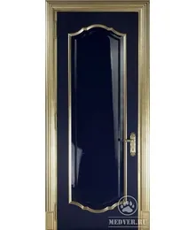 Металлическая дверь из массива сосны-180